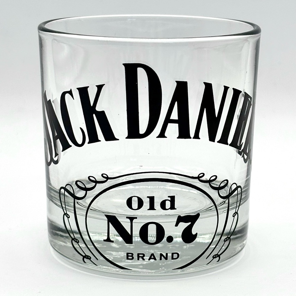 Jack Daniels Old No 7 Logo Whiskey Tumbler / Lowball Glass